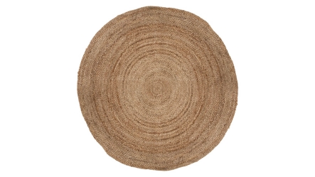 שטיח חבלים עגול | חום