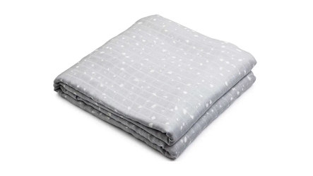 שמיכת 2 שכבות בד במבוק | טראצו אפור